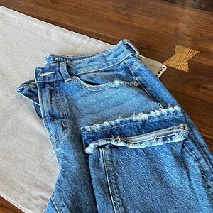 American Eagle Outfitters Light Blue Boyfriend Jeans
